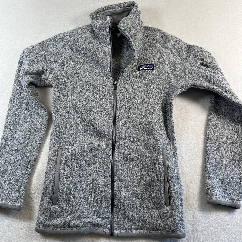 Patagonia Better Sweater Jacket Womens XS Gray Full Zip Fleece Outdoor Warm - Picture 1 of 8